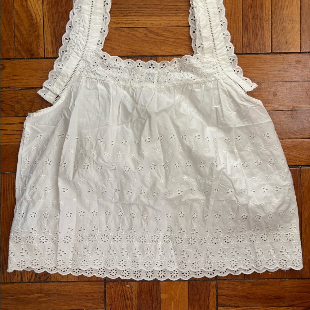 Gap × DÔEN Eyelet Top- Size Medium - Picture 2 of 4